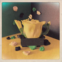 a cake with a bee on it